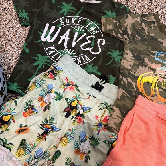 Kids 4-5T lot of 5 pieces HM WONDER NATION TROPICAL SUMMER VACATION - Picture 3 of 8